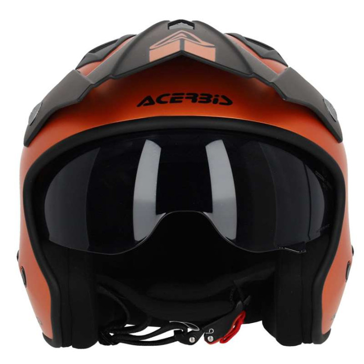 Casque moto jet Acerbis ARIA 22.06 METALLIC ORANGE
