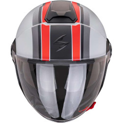 Casque moto Scorpion EXO-CITY II VEL GRIS / ROUGE 2