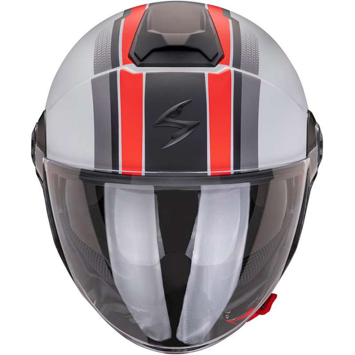 Scorpion EXO-CITY II VEL motorcycle helmet GREY / RED