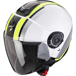 Casque moto Scorpion EXO-CITY II VEL BLANC / JAUNE
