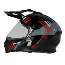Casque moto enfant Acerbis RIDER JUNIOR 22.06 NOIR/ROUGE 2