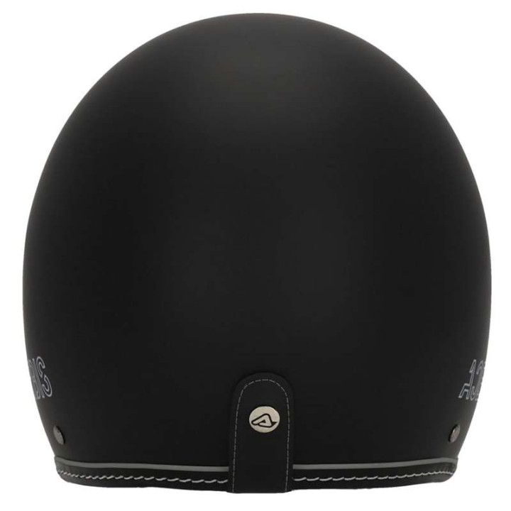 Acerbis SKODELA 22.06 jet motorcycle helmet BLACK