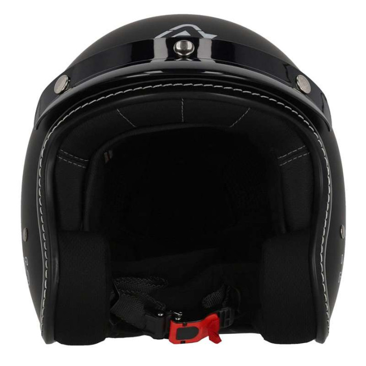 Acerbis SKODELA 22.06 jet motorcycle helmet BLACK