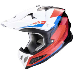 Casque cross Scorpion VX-22 AIR BETA NOIR/ROUGE/BLANC