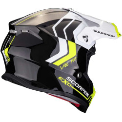 Casque cross Scorpion VX-16 EVO AIR FUSION Noir / Blanc / Jaune 2