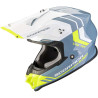 Scorpion VX-16 EVO AIR FUSION cross helmet Blue / White / Yellow