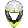 Casque cross Scorpion VX-16 EVO AIR FUSION Bleu / Blanc / Jaune