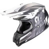 Casque cross Scorpion VX-16 EVO AIR SLANTER Noir mat / Argent