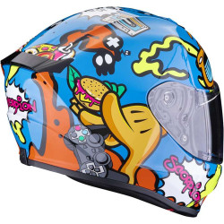 Casque enfant Scorpion EXO-JNR AIR FUN BLEU/ORANGE 2