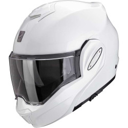 Scorpion EXO-TECH EVO PRO SOLID WHITE modular motorcycle helmet