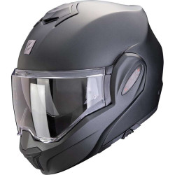 Scorpion EXO-TECH EVO PRO SOLID BLACK MATTE modular motorcycle helmet