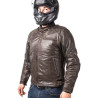 HELITE ROADSTER 2 Airbag leather jacket Brown