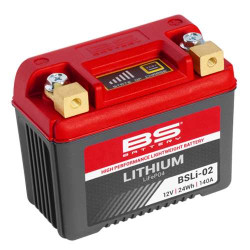 Batterie Lithium BS BSLI-02 - YTX4L/YTX5L/YTZ5S/YTZ6S/YTZ7S/YTZ8V