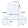 Givi 308A clear windshield (without mount)