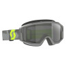 Masque cross Scott PRIMAL SAND 2023 Light Grey/Neon Yellow - Dark Grey