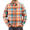 Chemise KLIM ALDERSON MIDWEIGHT FLANNEL Rouge/Orange 