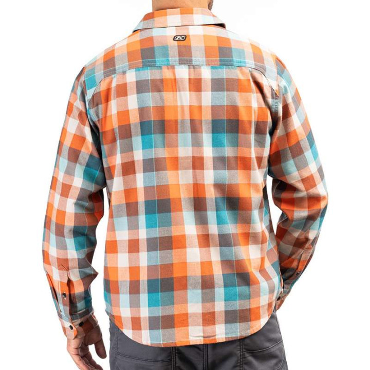 Chemise KLIM ALDERSON MIDWEIGHT FLANNEL Rouge/Orange 