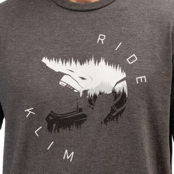 Tee-shirt Klim RIDE TRI-BLEND Gris 2