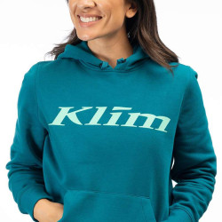 Sweat femme Klim PULLOVER HOODIE Bleu 2