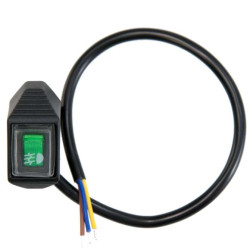 Waterproof SW-Motech fog light ON/OFF switch, backlit in green