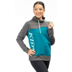 PULLOVER femme Klim ACCELERATE Gris / Bleu