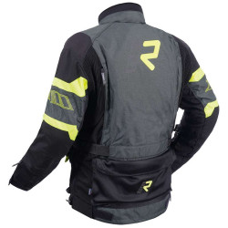 Veste moto Rukka MADAGASCA-R GRIS/JAUNE 2