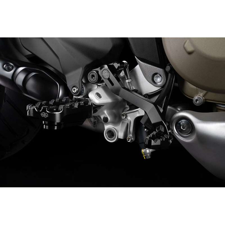 Repose-pieds pilote Gilles Tooling TECH-X ENDURO Ducati Multistrada V4/V2/Desert X