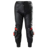 Leather motorcycle pants Furygan DRACK Black/Red