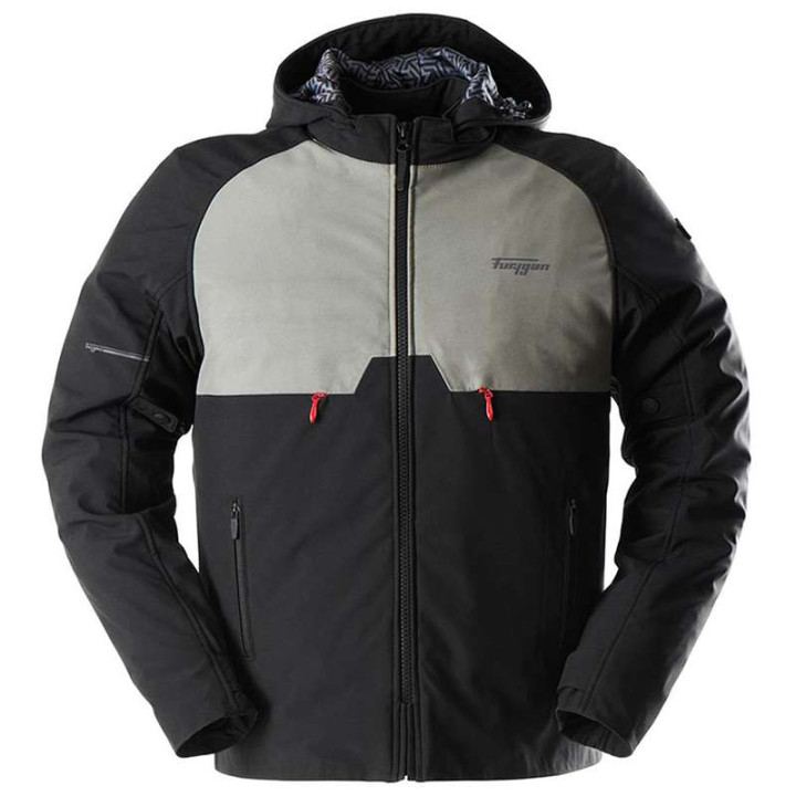 Veste moto Furygan ADDAX Noir/Kaki
