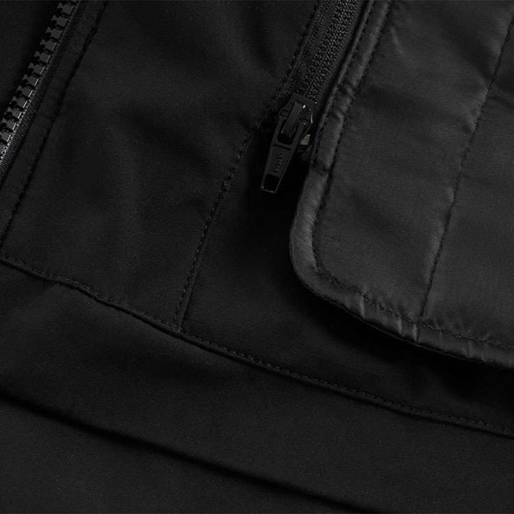 Veste moto Furygan ADDAX Noir/Kaki