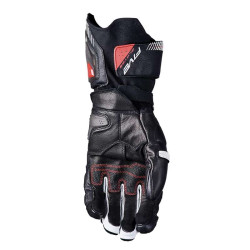 Five RFX3 EVO motorcycle racing gloves Black/White 2
