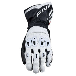Five RFX3 EVO motorcycle racing gloves White