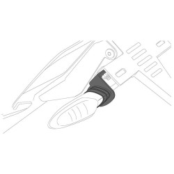 Supports de clignotants Puig (20532N) pour origine Honda NT1100 / CRF1100 AFT / CB750 HORNET 2