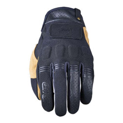 Five SCRAMBLER summer motorcycle gloves Black/Brown