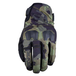 Gants moto cross Five E-WP Camo Kaki