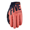 Gants moto cross Five MXF2 EVO Noir/Orange/Rouge