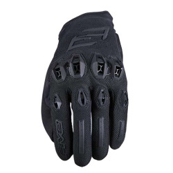 Gants moto d'été femme Five STUNT EVO 2 Noir