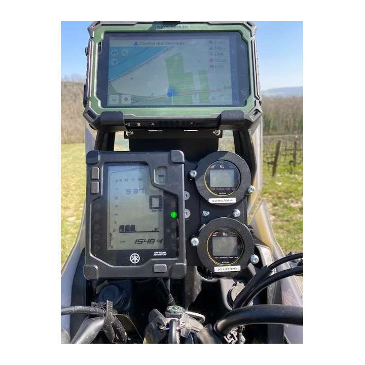Platine de décalage compteur (écran N&B) Motoboxer Yamaha Ténéré 700