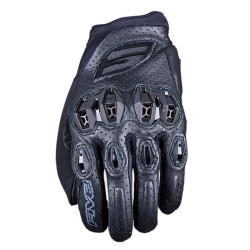 Gants moto d'été Five STUNT EVO 2 LEATHER Noir