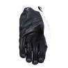 Gants moto d'été Five STUNT EVO 2 LEATHER Blanc
