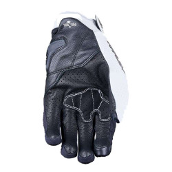 Gants moto d'été Five STUNT EVO 2 AIRFLOW Noir/Blanc 2