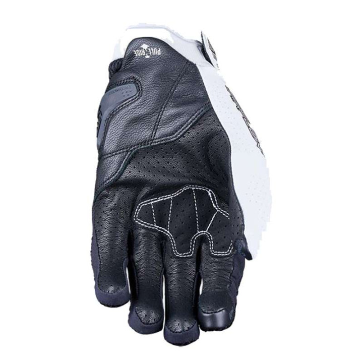 Gants moto d'été Five STUNT EVO 2 AIRFLOW Noir/Blanc
