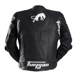 Leather motorcycle jacket Furygan RAPTOR EVO 3 Black/White 2