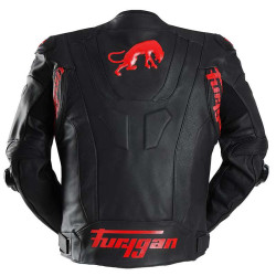 Leather motorcycle jacket Furygan RAPTOR EVO 3 Black/Red 2