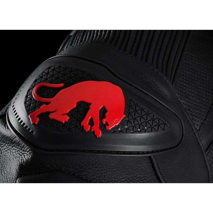 Blouson moto cuir Furygan RAPTOR EVO 3 Noir/Rouge