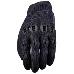 Gants moto d'été femme Five STUNT EVO 2 AIRFLOW Noir