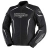 Blouson moto Furygan YORI Noir/Blanc/Blanc
