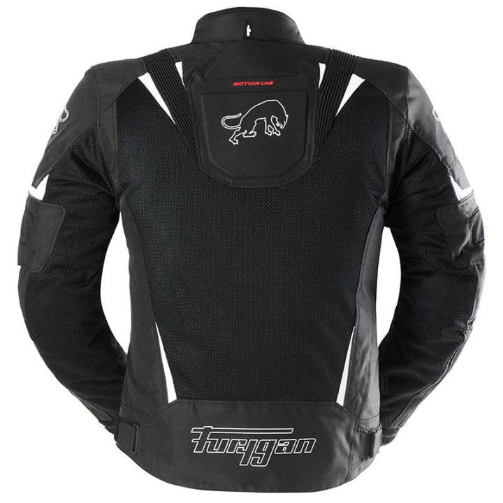 Blouson moto d'été Furygan ULTRA SPARK 3 en 1 VENTED + Noir/Blanc