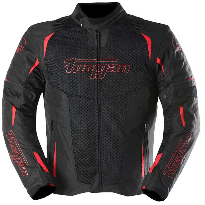 Blouson moto d'été Furygan ULTRA SPARK 3 en 1 VENTED + Noir/Rouge
