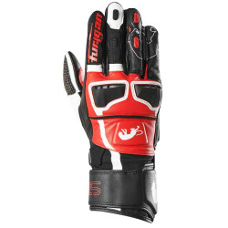 Motorcycle gloves Furygan STYG 15 Black/White/Red